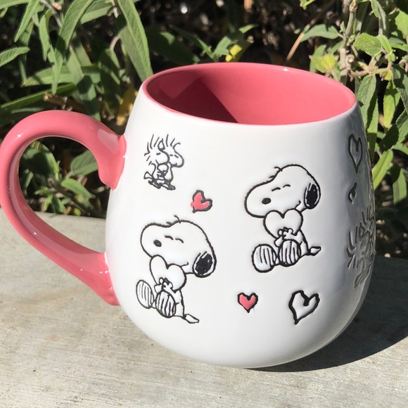 Peanuts Heart Woodstock Snoopy Mug - Picture 2 of 4